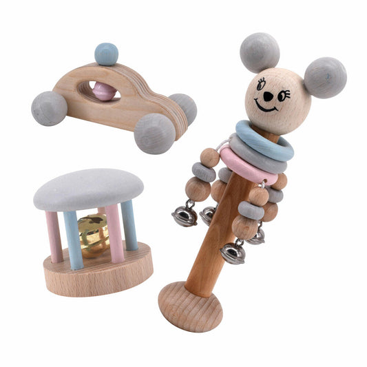 Voggenreiter Music for Kids Premium Set Minny-Racer-Bell, 3-tlg., Schellenstab, Rassel, Klangspielzeug, Spielzeug, Kinder, 1248