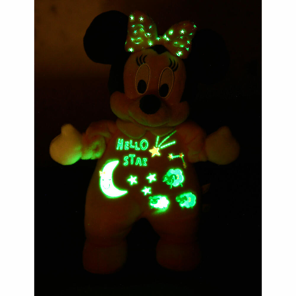 Simba Disney Minnie Glow In The Dark Starry Night, Kuscheltier, Plüschtier, Stofftier, 25 cm, 6315872503