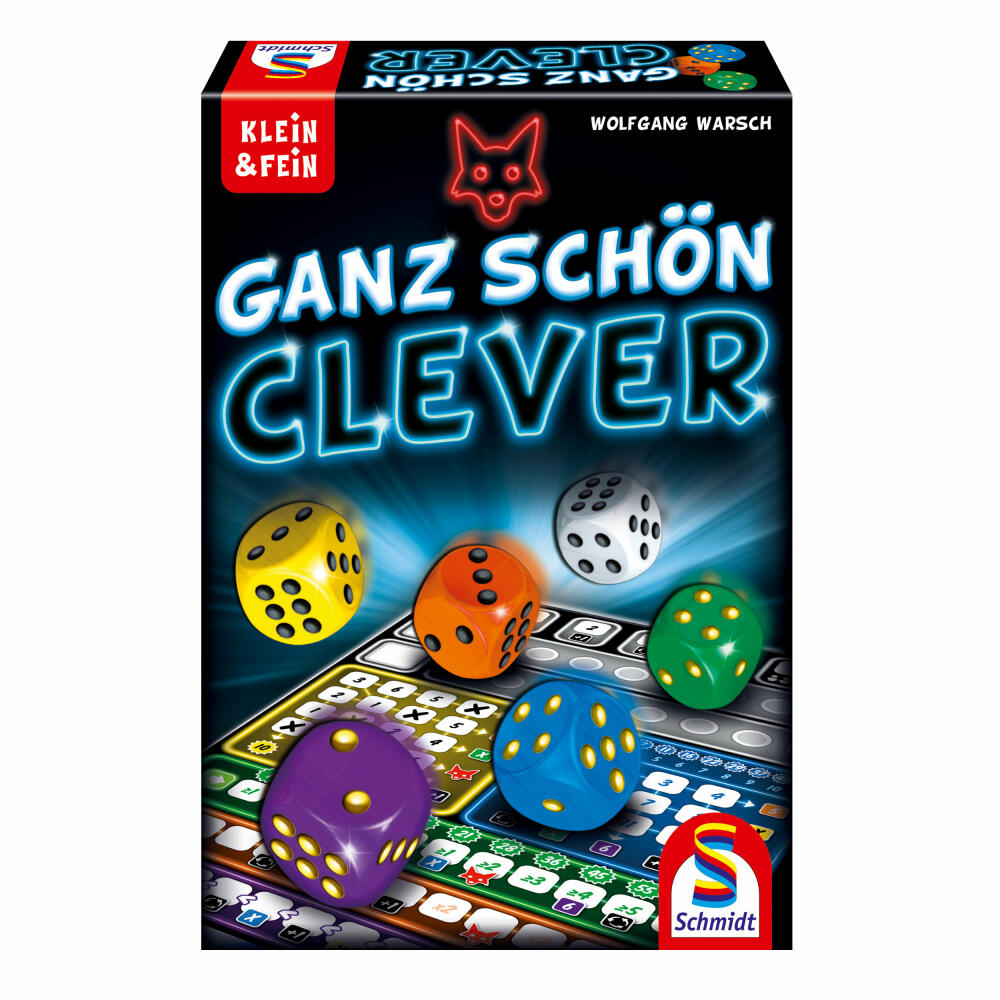 Schmidt Spiele Ganz Schön Clever, Brettspiel, Familienspiel, Gesellschaftsspiel, Spiel, 1 bis 4 Spieler, 49340