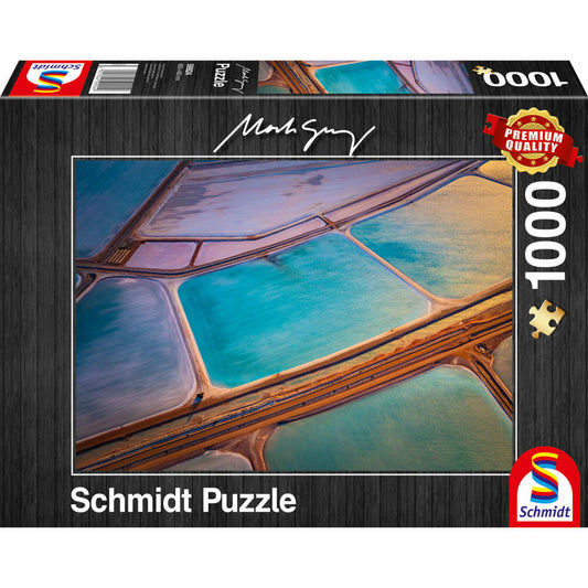 Schmidt Spiele Pastelle, Mark Gray, Puzzle, Erwachsenenpuzzle, 1000 Teile, 59924