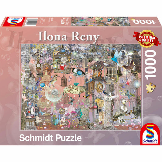 Schmidt Spiele Schönheit in Rosé, Ilona Reny, Puzzle, Erwachsenenpuzzle, 1000 Teile, 59946
