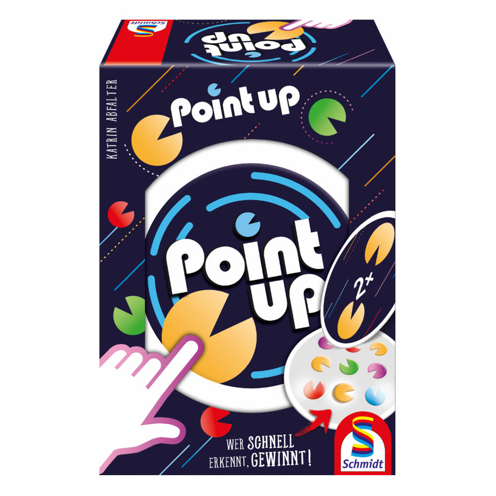 Schmidt Spiele Gesellschaftsspiel Point Up, Geschicklichkeitsspiel, Familienspiel, für 2-6 Spieler, 49374