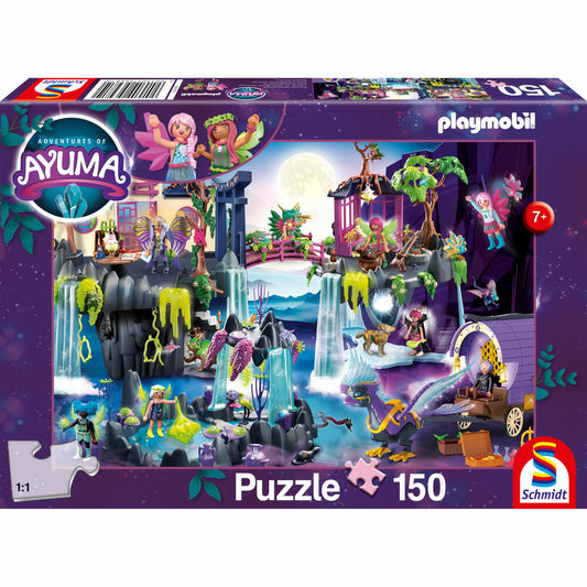 Schmidt Spiele Playmobil Ayuma Die mystischen Abenteuer, Puzzle, Kinderpuzzle, 150 Teile, 56481
