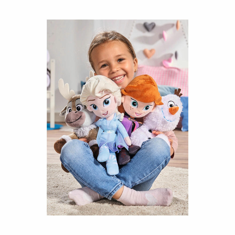 Simba Disney Frozen 2 Friends Olaf, Kuscheltier, Plüschtier, Stofftier, Stofffigur, Eiskönigin, 25 cm, 6315877641