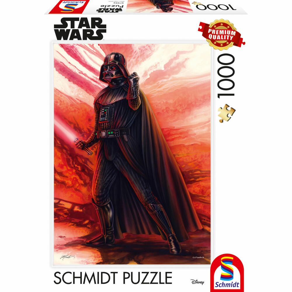 Schmidt Spiele Lucas Film, Monte Moore, The Sith, Thomas Kinkade, Erwachsenenpuzzle, Puzzle, ab 12 Jahre, 1000 Teile, 57594