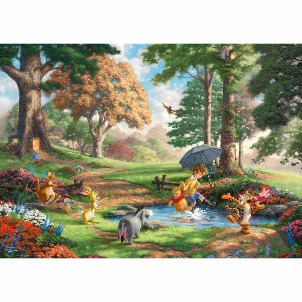 Schmidt Spiele Disney Winnie The Pooh, Thomas Kinkade, Puzzle, Erwachsenenpuzzle, 1000 Teile, 59689