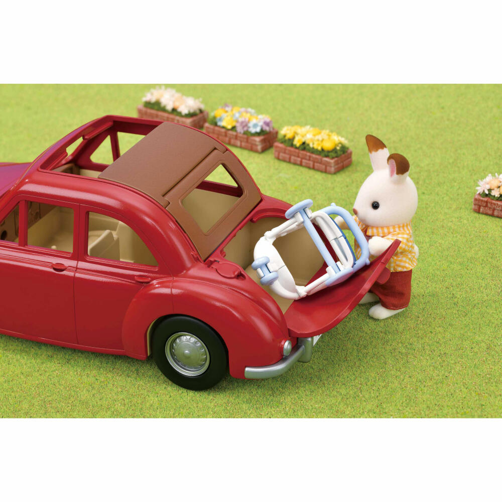 Sylvanian Families Familien-Limousine, Limousine, Auto, Fahrzeug, Automobil, Spielzeug, Rot, 5448