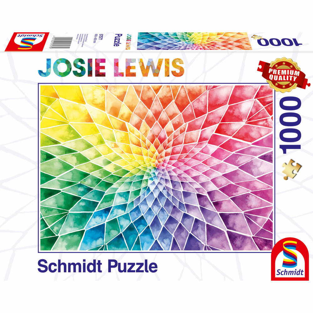 Schmidt Spiele Strahlende Blüte, Josie Lewis, Erwachsenenpuzzle, Puzzle, ab 12 Jahre, 1000 Teile, 57577