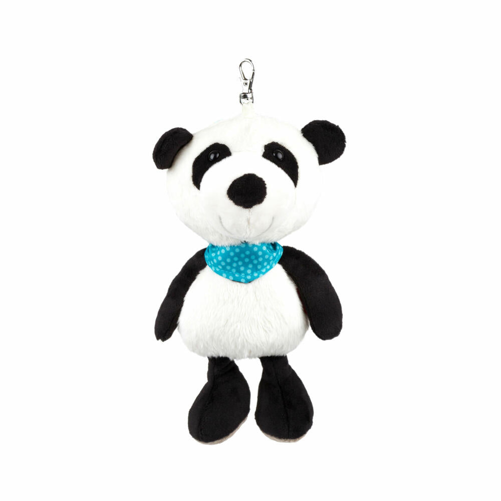 sigikid Mimimis Anhänger Panda Klein, Kuscheltier, Stofftier, Schlüsselanhänger, Weiß / Schwarz, 19 cm, 42391