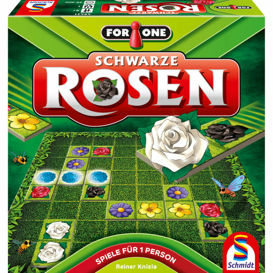 Schmidt Spiele For One Schwarze Rose, Legespiel, Ein-Personen-Spiel, ab 8 Jahren, 49431