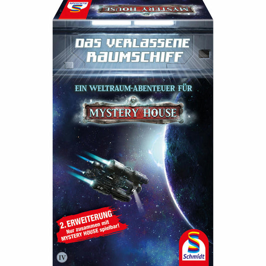 Schmidt Spiele Mystery House Das verlassene Raumschiff, 2. Erweiterung, Escape Spiel, Abenteuerspiel, 49402