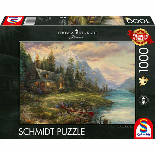 Schmidt Spiele Ausflug am Vatertag, Thomas Kinkade, Puzzle, Erwachsenenpuzzle, 1000 Teile, 59918
