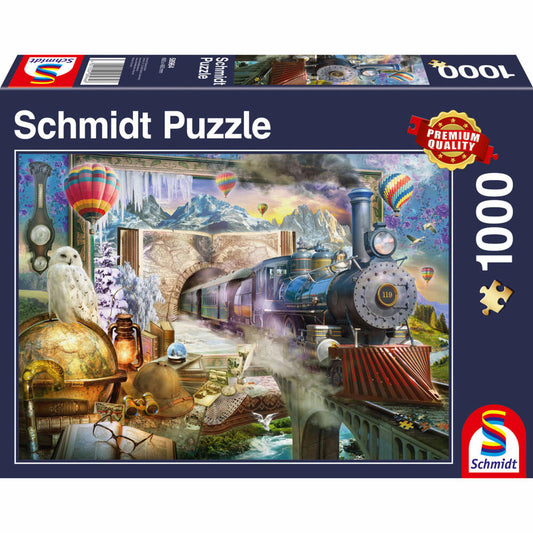 Schmidt Spiele Magische Reise, Standard Puzzle, Erwachsenenpuzzle, 1000 Teile, 58964