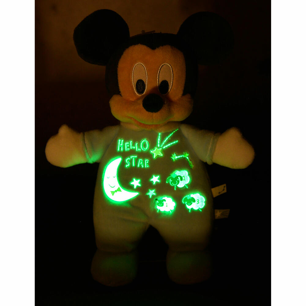 Simba Disney Mickey Glow In The Dark Starry Night, Kuscheltier, Plüschtier, Stofftier, 25 cm, 6315872502