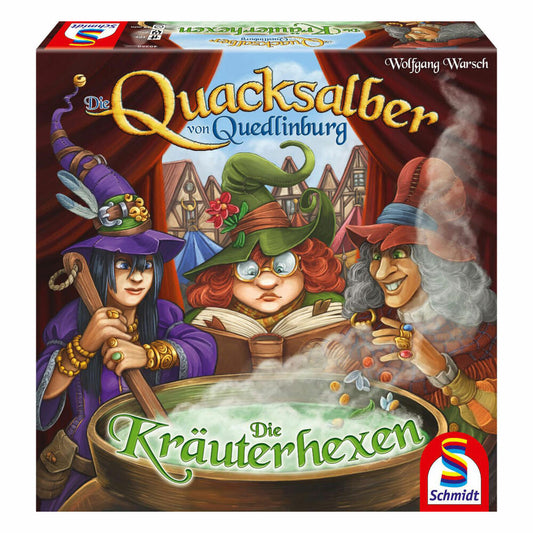 Schmidt Spiele Die Quacksalber von Quedlinburg - Die Kräuterhexen, 1. Erweiterung, Erweiterungspack, Brettspiel, Gesellschaftsspiel, Spiel, 49358