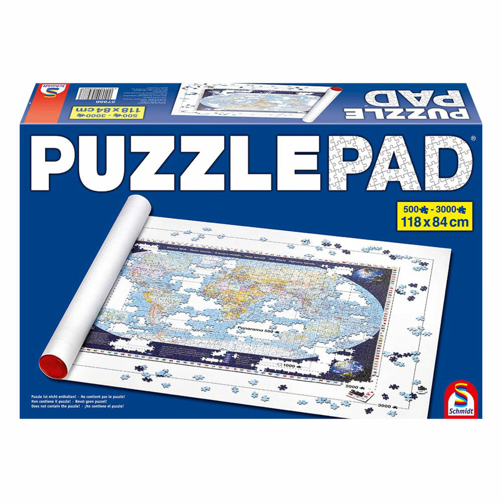 Schmidt Spiele Puzzle Pad, für Puzzles bis 3000 Teile, Puzzletransportrolle, Puzzlezubehör, 57988