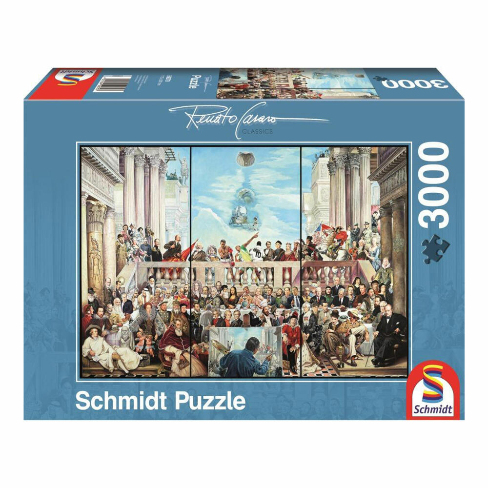 Schmidt Spiele So vergeht der Ruhm der Zeit, Puzzle, Erwachsenenpuzzle, Renato Casaro, 3000 Teile, 59270