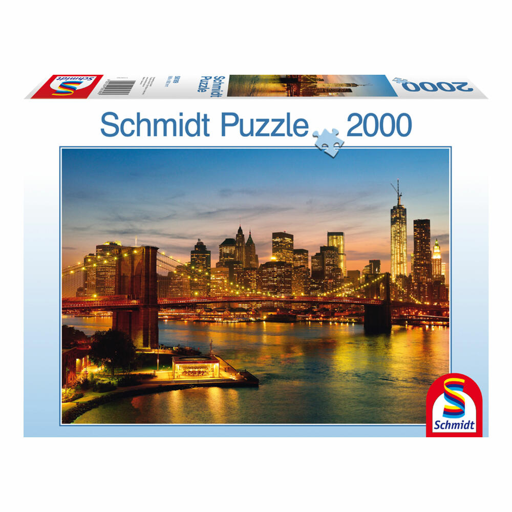 Schmidt Spiele New York, Puzzle, Erwachsenenpuzzle, Standard, 2000 Teile, 58189