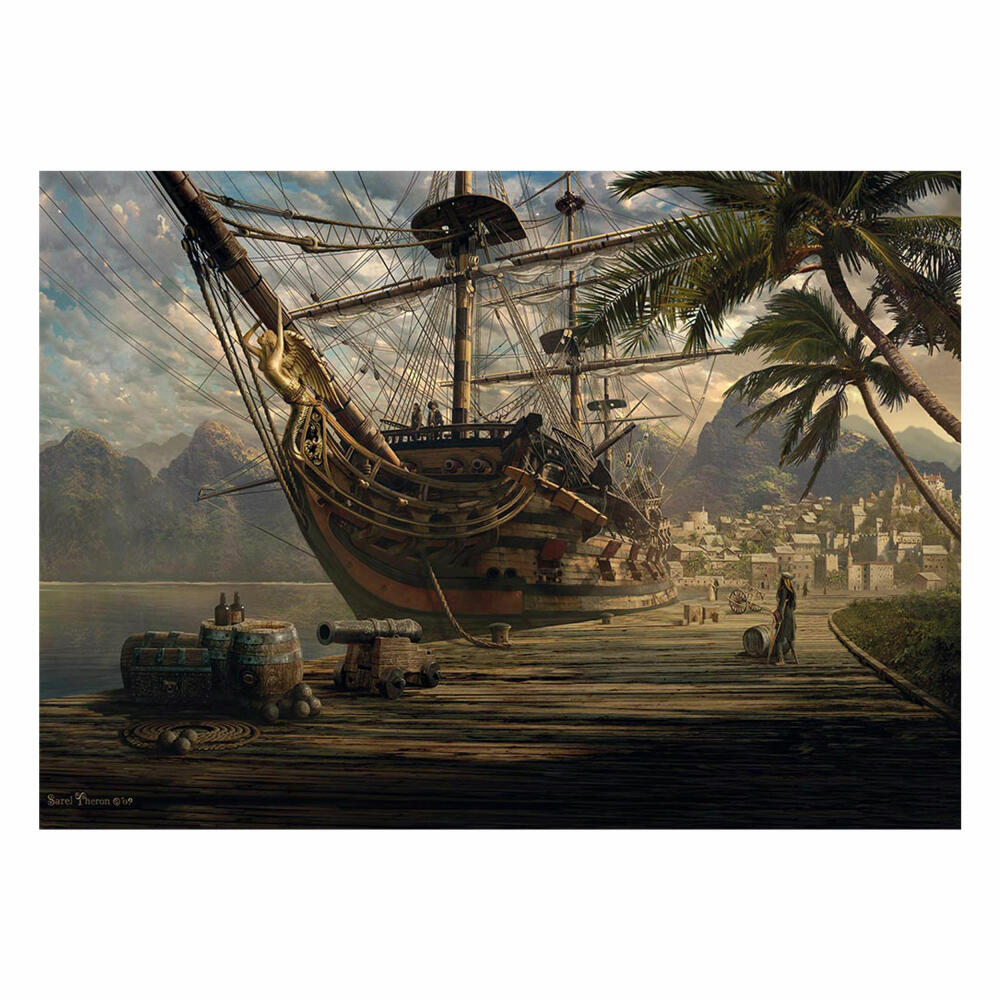 Schmidt Spiele Schiff vor Anker, Puzzle, Erwachsenenpuzzle, Standard, 1000 Teile, 58183