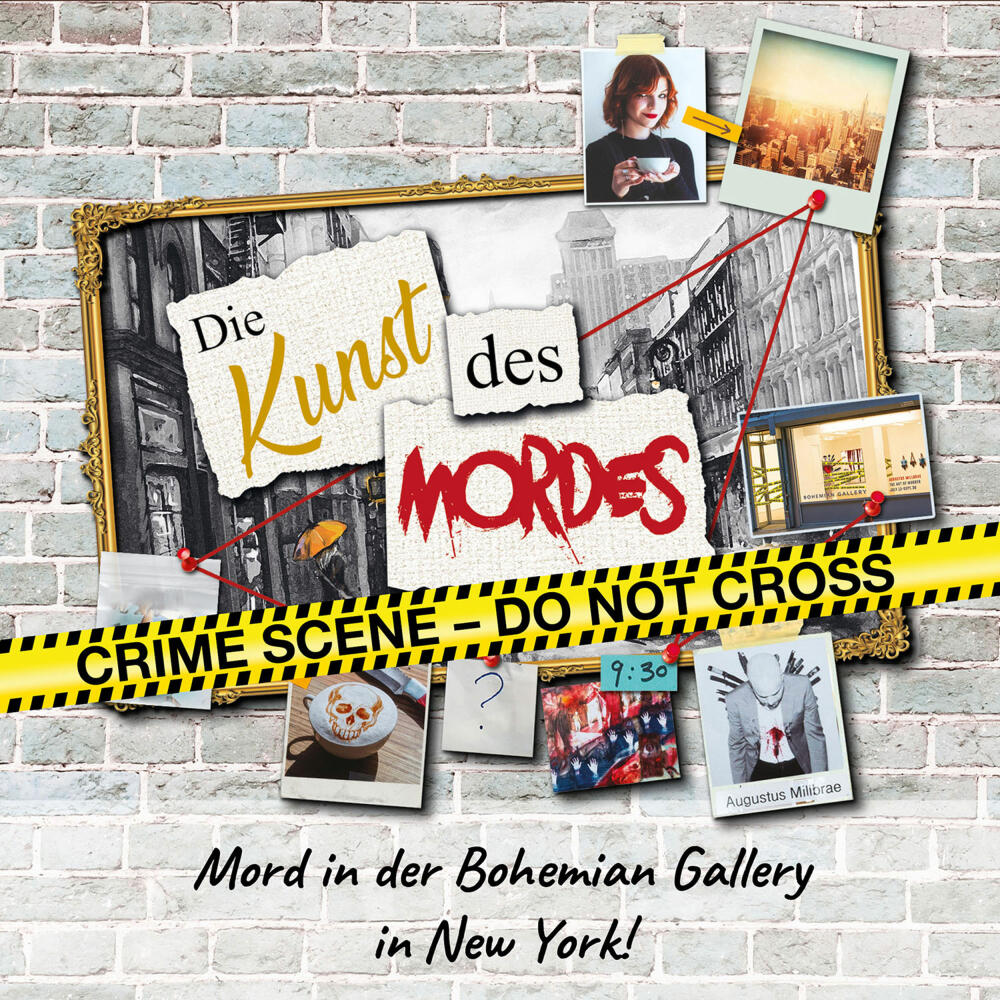 KOSMOS Murder Mystery Puzzle Die Kunst des Mordes, Krimispiel, Gesellschaftsspiel, ab 16 Jahren, 682187
