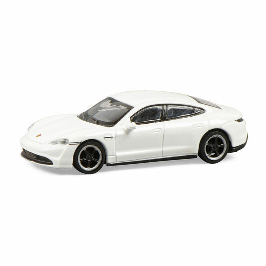 Schuco Porsche Taycan, Turbo S, Carrera, Modellauto, Modell Auto, Miniatur, Maßstab 1:87, Weiß, 452655800