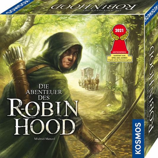 KOSMOS Die Abenteuer des Robin Hood, Gesellschaftsspiel, Kooperatives Abenteuer-Spiel, Brettspiel, ab 10 Jahren, 680565
