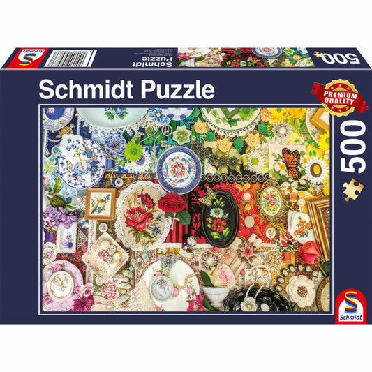 Schmidt Spiele Schmuckschätzchen, Standard Puzzle, Erwachsenenpuzzle, 500 Teile, 58983