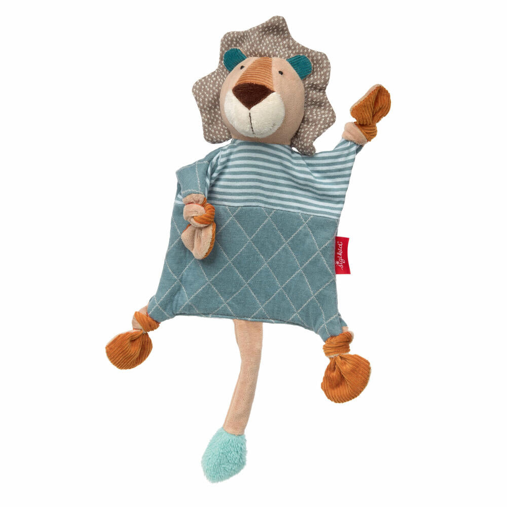 sigikid Schnuffeltuch Löwe Lulo Lumpo, Schmusetuch, Kuscheltuch, Babytuch, Schnuffel Tuch, Babyspielzeug, Baby Spielzeug, Baumwolle / Polyester, 42157