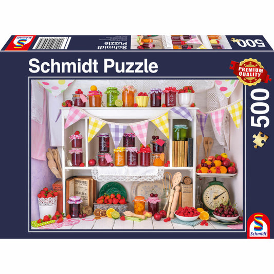 Schmidt Spiele Marmeladen, Standard Puzzle, Erwachsenenpuzzle, 500 Teile, 58997