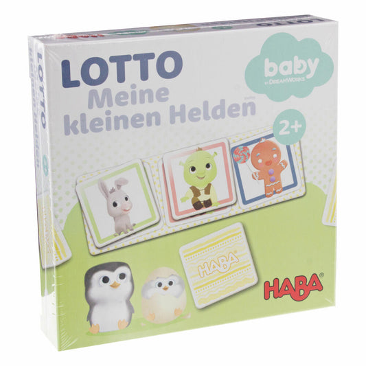 HABA Lotto Meine Kleinen Helden, 12-tlg., Lottospiel, Brettspiel, Lern-Spielzeug, Spiele, 302895