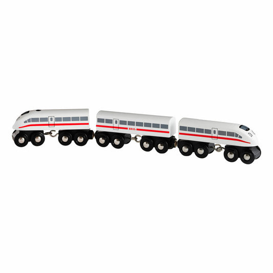 BRIO Schnellzug mit Sound, 3-tlg., Zubehör für die Holzeisenbahn, Eisenbahn, Holzspielzeug, Holz Spielzeug, 33748