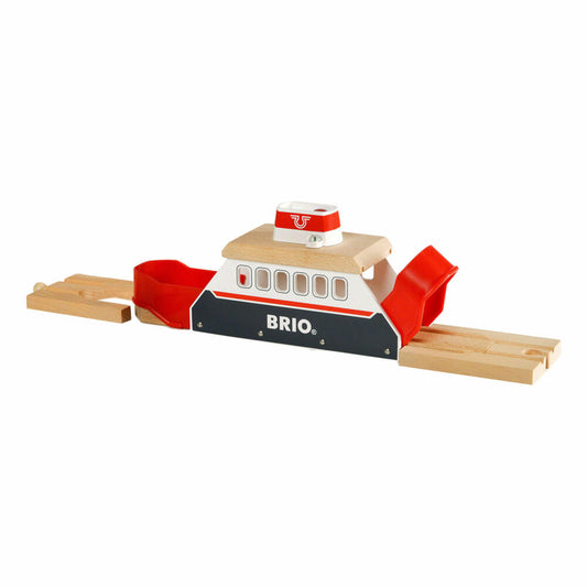 BRIO Light&Sound Fähre, 3-tlg., Zubehör für die Holzeisenbahn, Eisenbahn, Holzspielzeug, Holz Spielzeug, 33569
