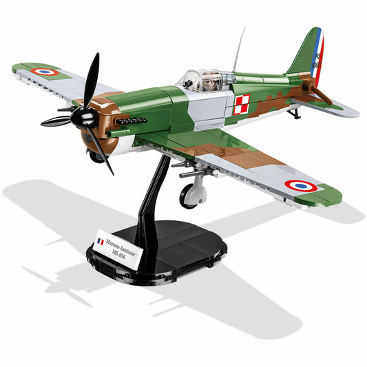 COBI Klemmbausteinset Morane-Saulnier MS.406, World War 2 Historical Collection, Flugzeug, Klemmbausteine, Kunststoff, 317 Teile, 5724