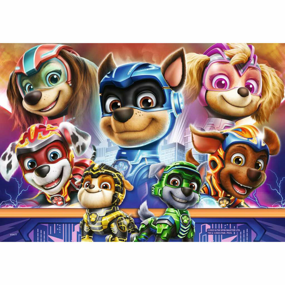 Ravensburger Kinderpuzzle Paw Patrol: The Mighty Movie, Kinder Puzzle, 2 x 12 Teile, ab 3 Jahren, 05721