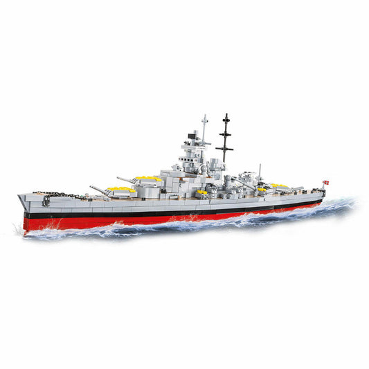 COBI Klemmbausteinset Battleship Gneisenau, World War 2 Historical Collection, Schiff, Klemmbausteine, Kunststoff, 2471 Teile, 4835