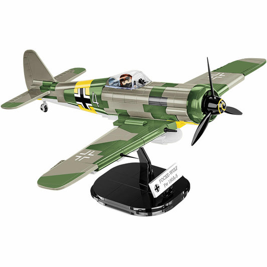 COBI Klemmbausteinset Focke - Wulf Fw 190 A5, World War 2 Historical Collection, Flugzeug, Klemmbausteine, Kunststoff, 344 Teile, 5722