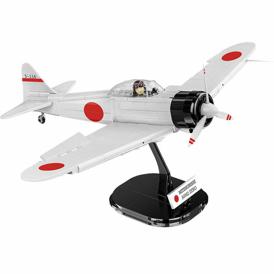 COBI Klemmbausteinset Mitsubishi A6M2 Zero-Sen, World War 2 Historical Collection, Flugzeug, Klemmbausteine, Kunststoff, 341 Teile, 5729