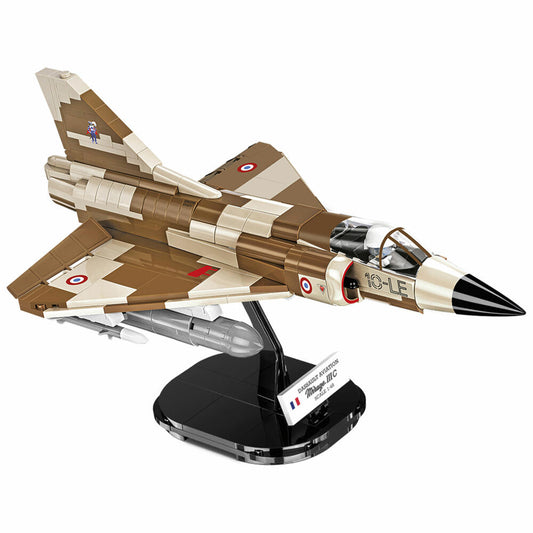 COBI Klemmbausteinset Mirage IIIC Vexin, Armed Forces, Flugzeug, Kampfflugzeug, Klemmbausteine, 444 Teile, 5818