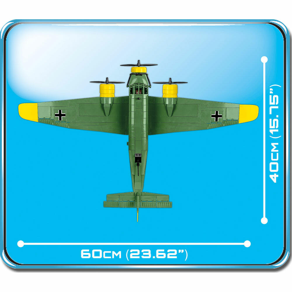 COBI World War 2 Junkers Ju 52/3M, Militär, Soldaten, Flugzeug, Spielzeug, Konstruktionsbausteine, Kunststoff, 548 Teile, 5710