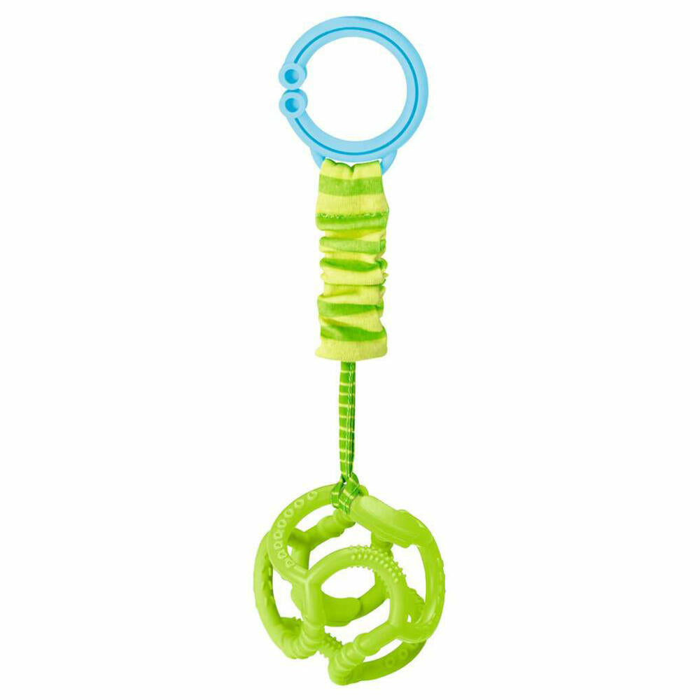 Ravensburger ministeps baliba Clip & Go, Greifball, Greifling, Beißball, Greifspielzeug, Grün, 04592