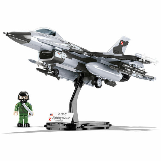 COBI Klemmbausteinset F-16C Fighting Falcon POLAND, Armed Forces, Flugzeug, Kampfflugzeug, Klemmbausteine, 415 Teile, 5814