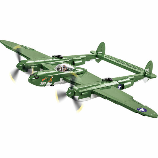 COBI Klemmbausteinset Lockheed P-38 H Lightning, World War 2 Historical Collection, Flugzeug, Klemmbausteine, Kunststoff, 545 Teile, 5726