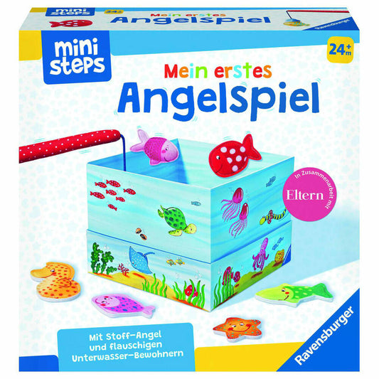 Ravensburger ministeps Mein erstes Angelspiel, Geschicklichkeitsspiel, Angel Spiel, Angeln, Konzentration, ab 24 Monaten, 04174