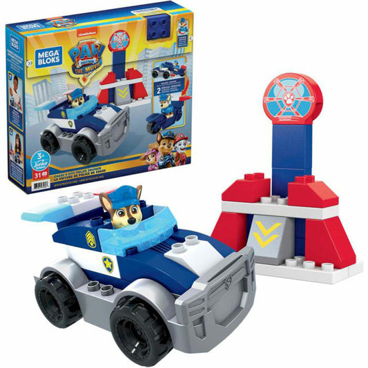 Mattel Mega Bloks Paw Patrol Polizei Spielset, Bausteine, Spielzeug, Polizeiauto, Auto, Kinder, GYJ00