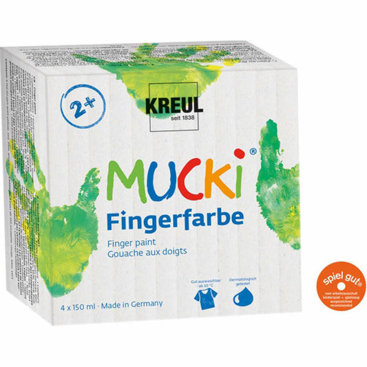 C. KREUL MUCKI Fingerfarben 4er Set