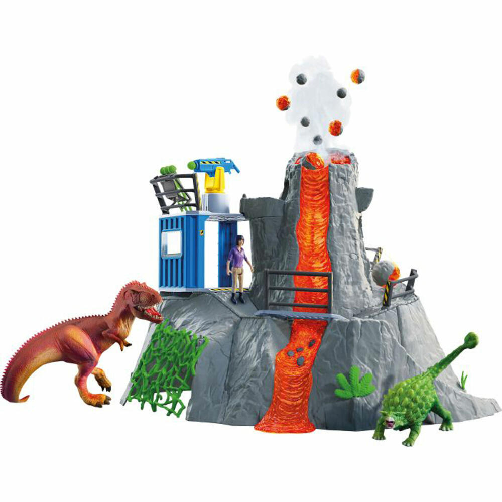 schleich Dinosaurs Große Vulkan-Expedition, Dinosaurier, Dino, Spielfigur, Figuren, Spielzeug, 42564