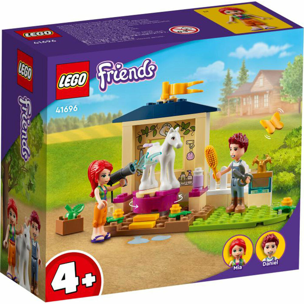 LEGO Friends Ponypflege, Konstruktionsspielzeug, Bausteine, Pony, Spielzeug, ab 4 Jahre, 41696