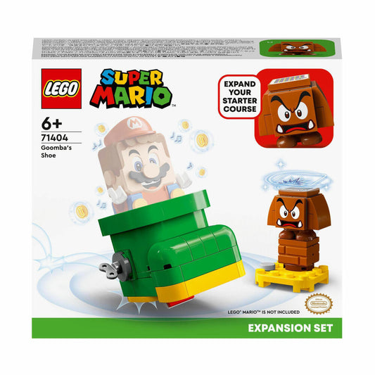 LEGO Super Mario Gumbas Schuh Erweiterungsset, 76-tlg., Bauset, Erweiterung, Ergänzung, Bausteine, Spielzeug, ab 6 Jahre, 71404