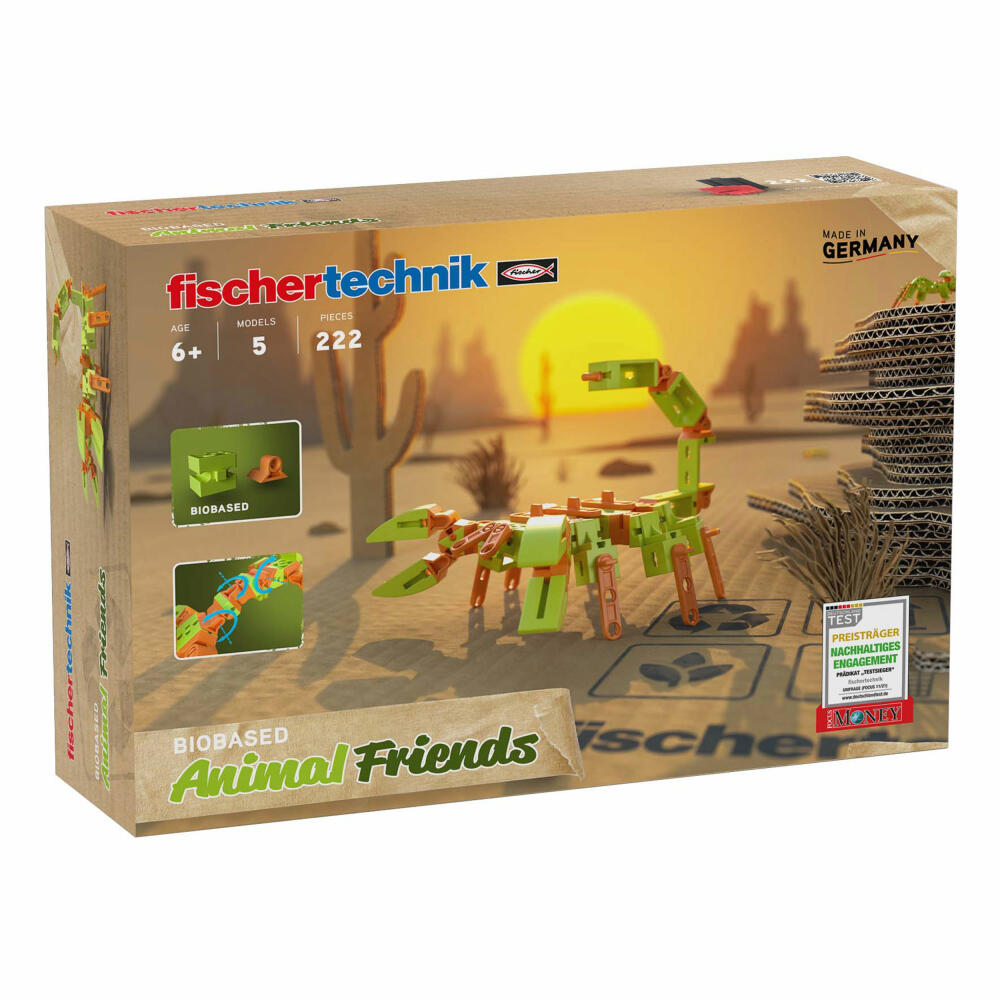 fischertechnik Animal Friends, 222-tlg., Baukasten, Konstruktionsspielzeug, Tiere, Spielzeug, ab 6 Jahre, 563576