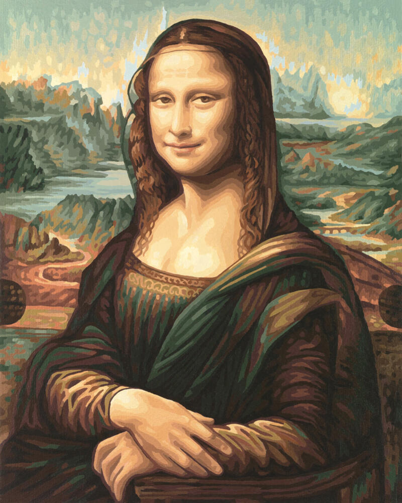 Schipper Malen nach Zahlen Mona Lisa, MNZ, Gemälde, Da Vinci, Museums-Kollektion, 40 x 50 cm, 609130511